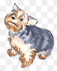 Yorkie Svg Clip Art Picture - Yorkshire Terrier Emoji