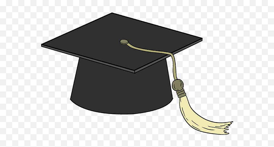 How To Draw A Graduation Cap - Graduation Hat Drawing Transparent Emoji,Grad Hat Emoji