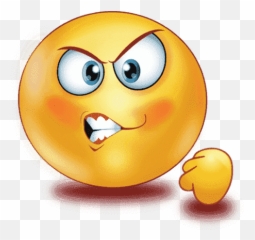 Angry Emoji Png Transparent Picture - Smiley