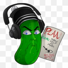Pickle Appreciation - Headphones Emoji,Pickle Emoji