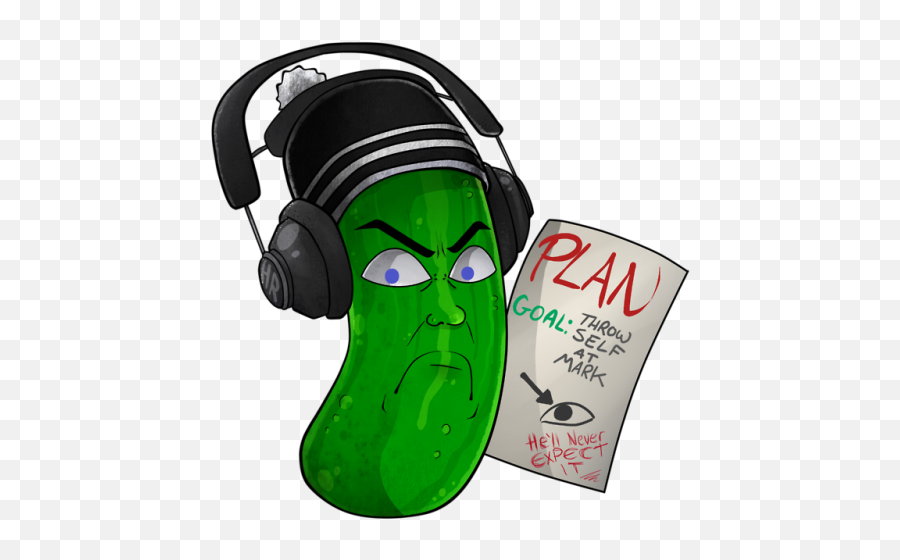 Pickle Appreciation - Headphones Emoji,Pickle Emoji