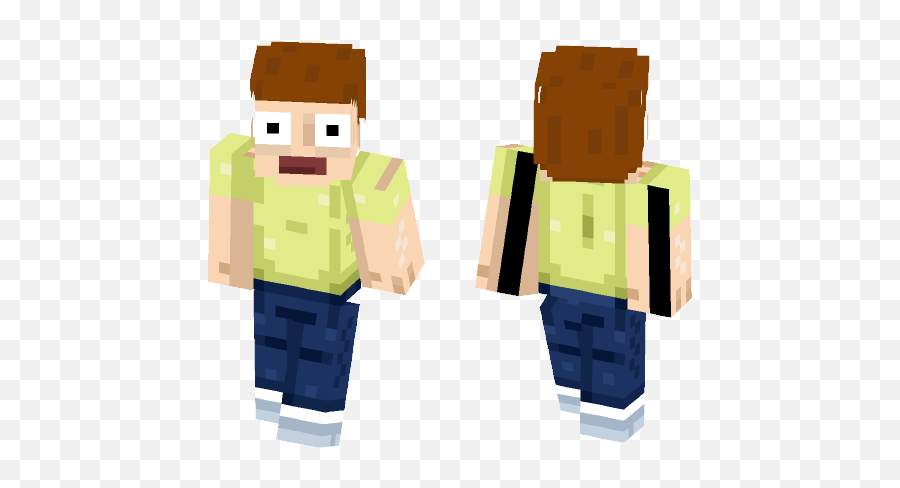 Get Morty Smith Rick And Morty Minecraft Skin For Free - Misaki Yata Minecraft Skin Emoji,Rick And Morty Emojis