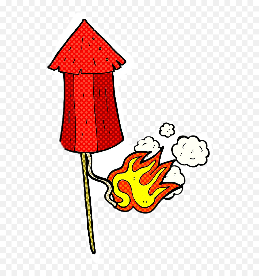 Ftestickers Firecrackers Firework Firecracker Fireworks - Comic Old Rusty Firework Rocket Emoji,Firecracker Emoji