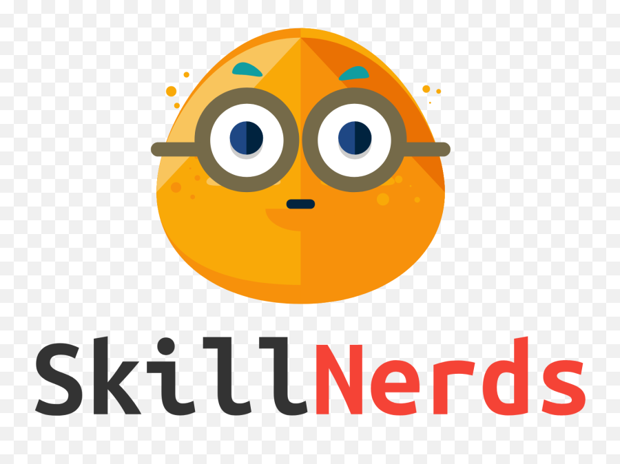 Skill Nerds - Cartoon Emoji,Nerdy Emoticon