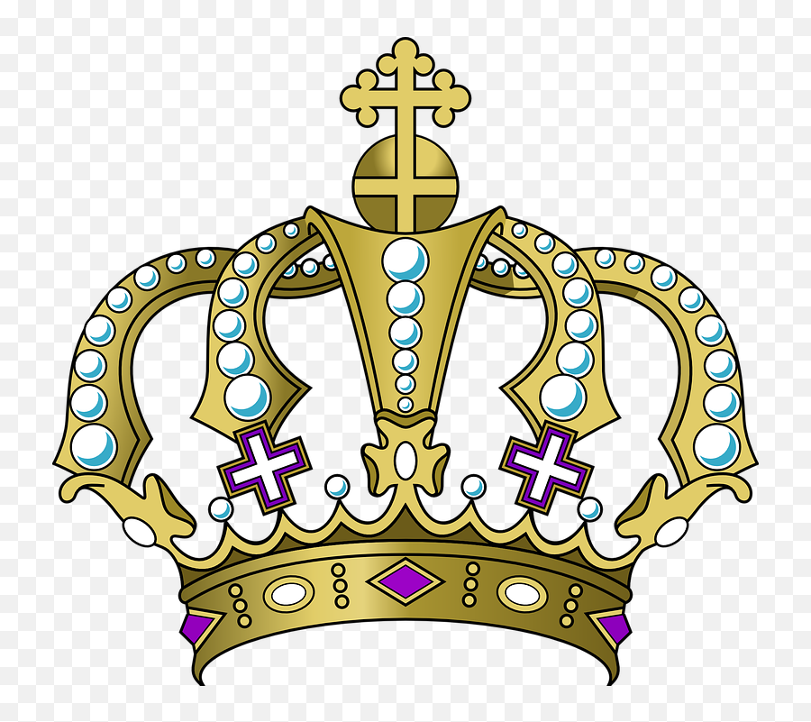 Crown King Royal - Royal Blue Crown Png Emoji,Mardi Gras Emoji