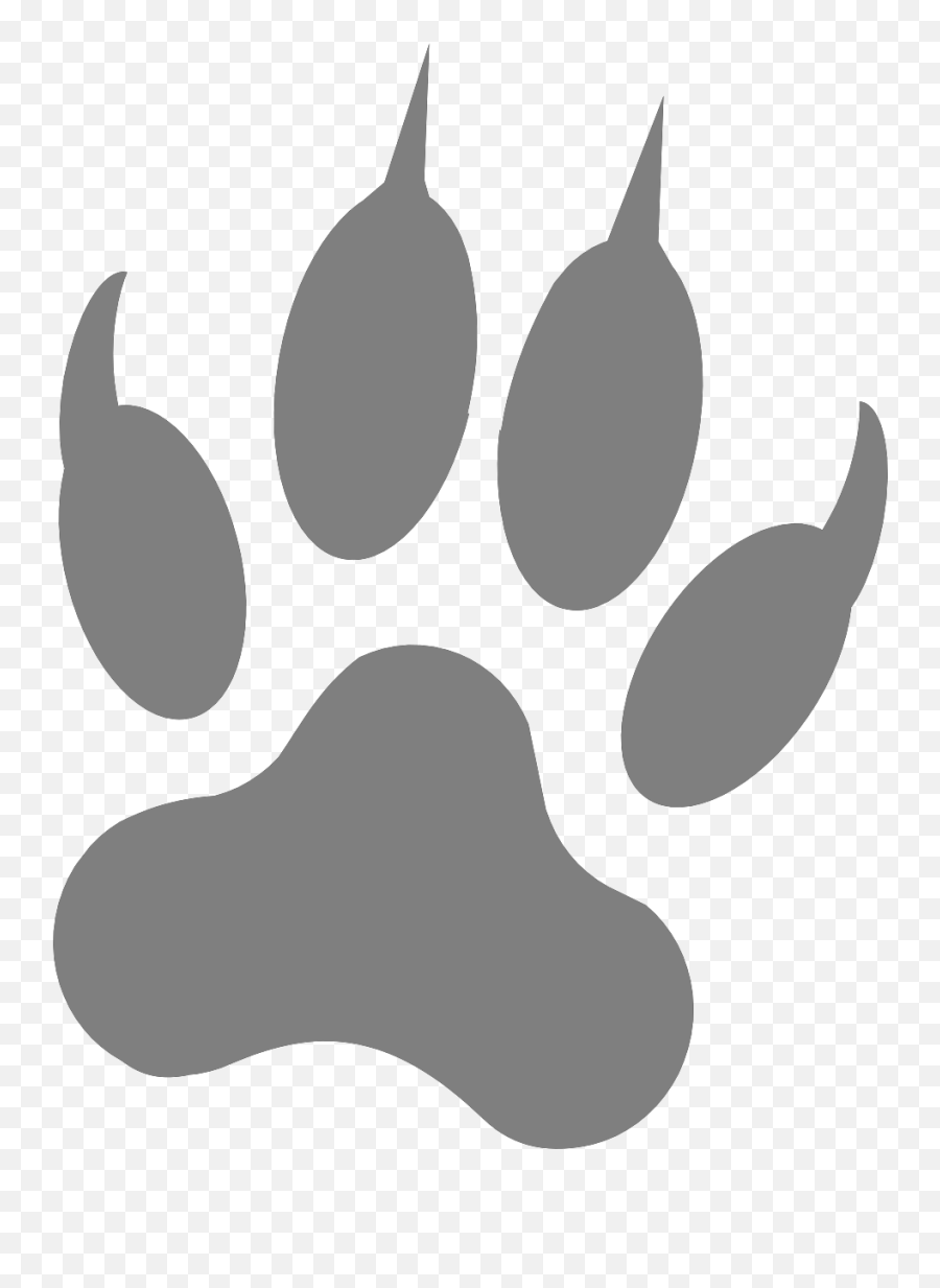 Download Wolf Print Transparent Hd Png Download - Uokplrs Wilcza Apa Emoji,Wolf Emoji Png