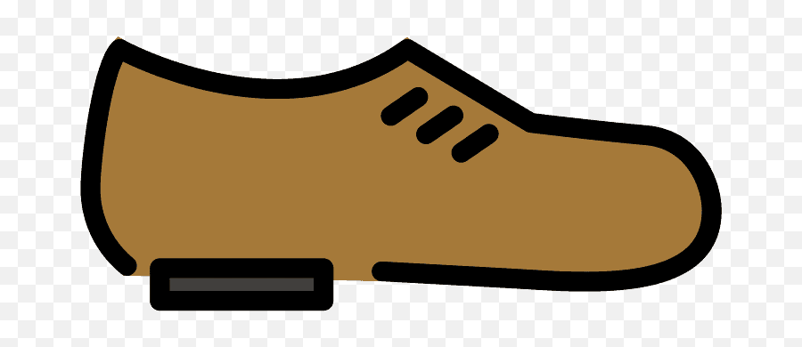 Mans Shoe Emoji Clipart - Clipart Sapato,Shoe Emoji Png