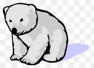 Free Polar Bear Clip Art Download Free - Drawing Baby Polar Bear Emoji,Polar Bear Emoji