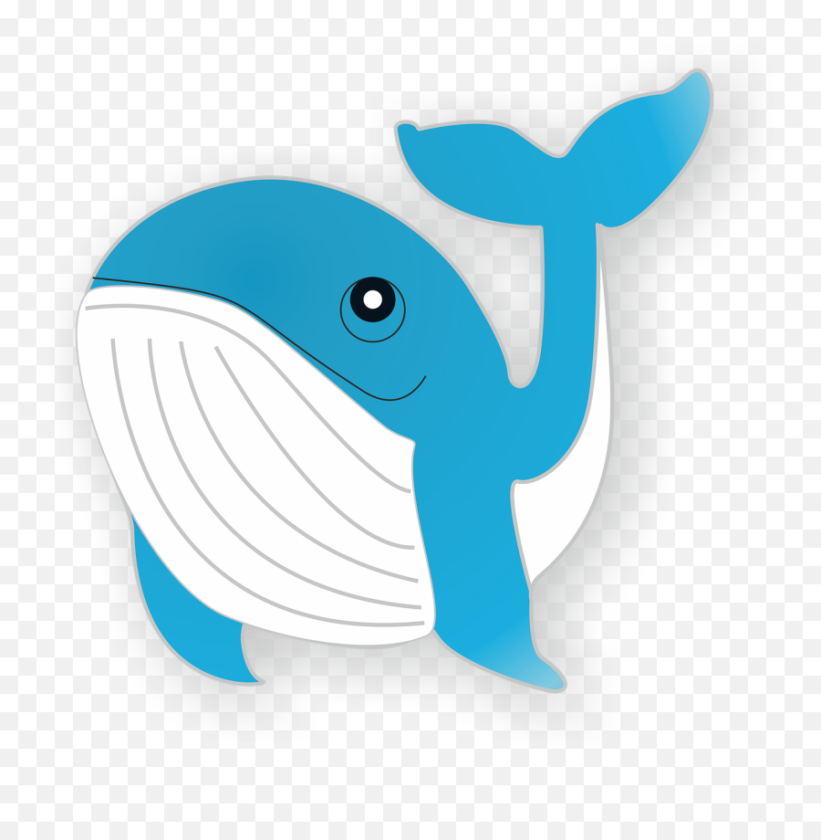 Whale Fish Emoji Shark Blue - Whale Emoji Png,Beach Emoji