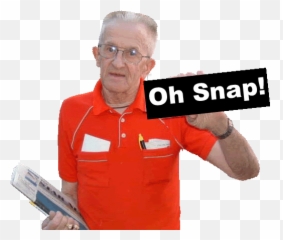 Top Oh Snap Stickers For Android Ios - Senior Citizen Emoji