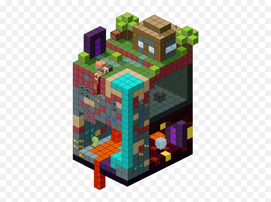 Slice Of Minecraft - Toy Block Emoji,Minecraft Emoji