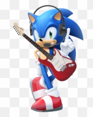 Sonic The Hedgehog Electric Guitar - Sonic The Hedgehog Png Emoji,Sonic The Hedgehog Emoji