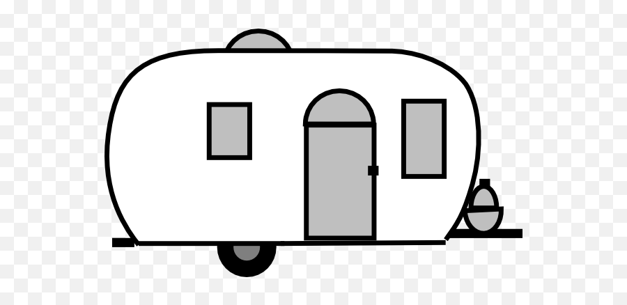Library Of Airstream Trailer Picture - Caravan Clipart Black And White Emoji,Camping Trailer Emoji