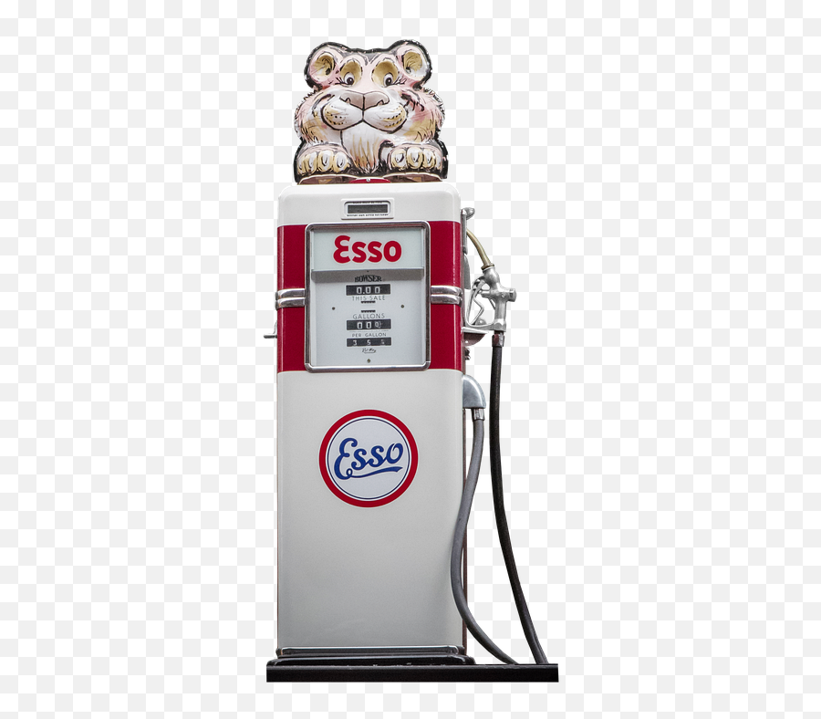 Isolated Fuel Pump Petrol - Esso Emoji,Emoji Gas Station