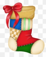 Christmas Clipart - Cute Stocking Emoji