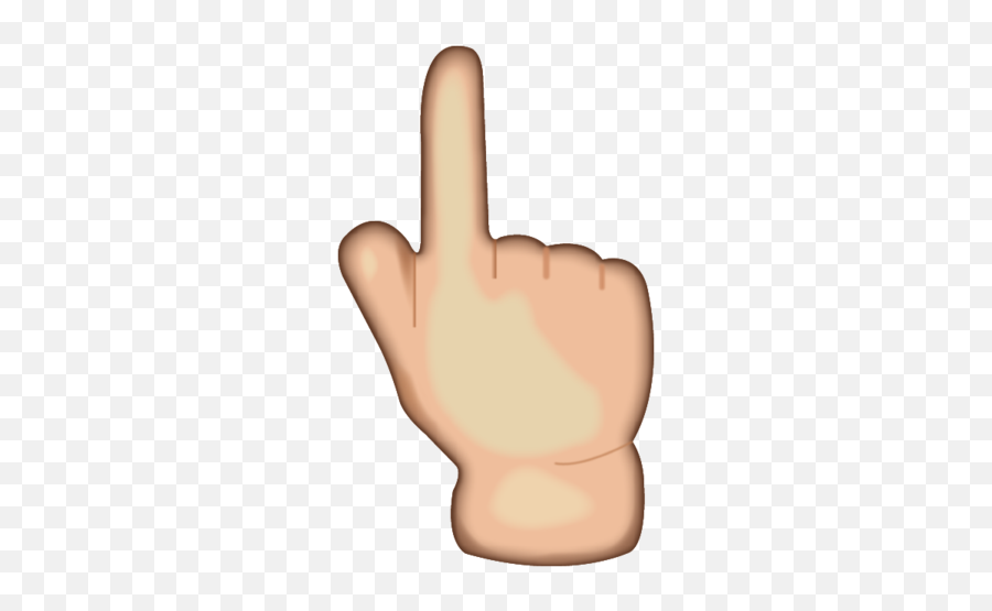 White Up Pointing Backhand Index Emoji - Finger Emoji Png,Ok Sign Emoji