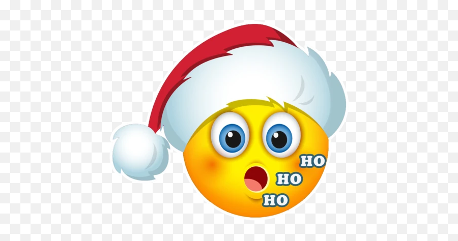 Santa Hat Emoji - Ho Ho Ho Santa Emoji,J Emoji