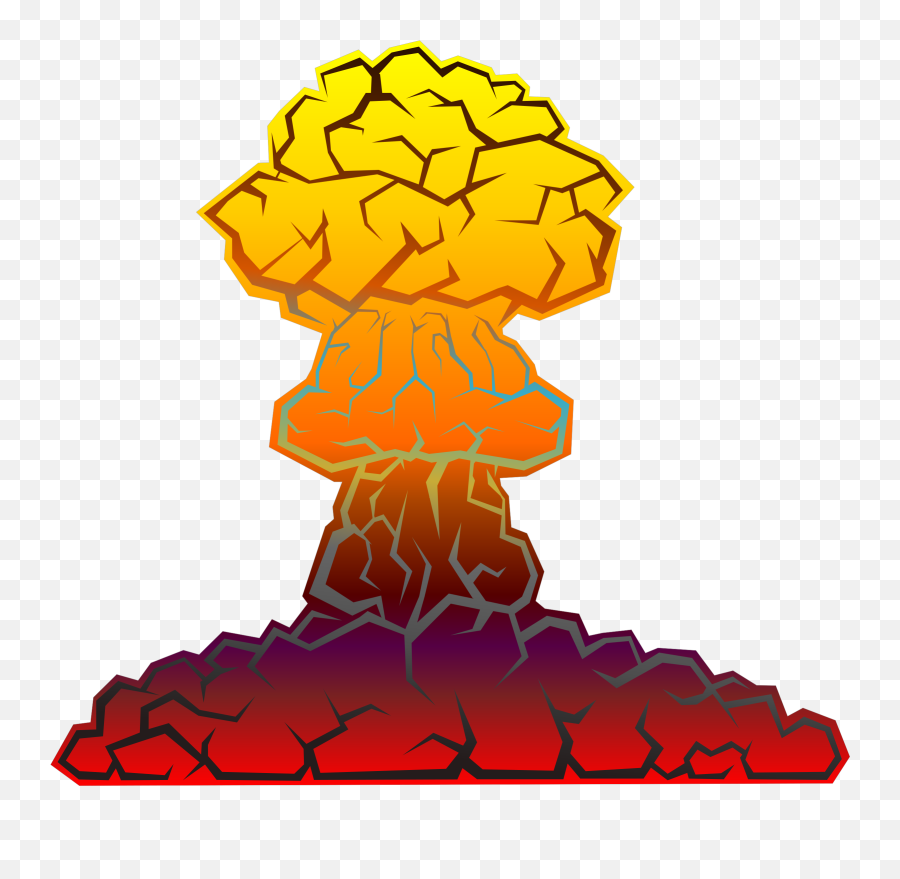 Explosion Clipart Mushroom Cloud Explosion Mushroom Cloud - Nuclear Explosion Gif Png Emoji,Mushroom Cloud Emoji