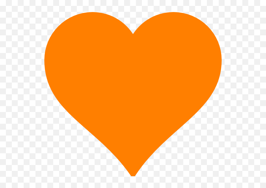 Library Of Orange Heart Vector Free Download Png Files - Orange Heart Clipart Emoji,Snapchat Red Heart Emoji