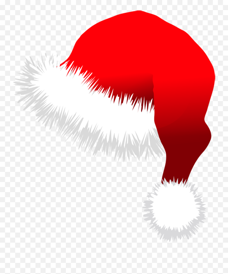 Santa Claus Hat Christmas Clip Art - Transparent Santa Hat Cartoon Santa Hat Transparent Emoji,Christmas Hat Emoji