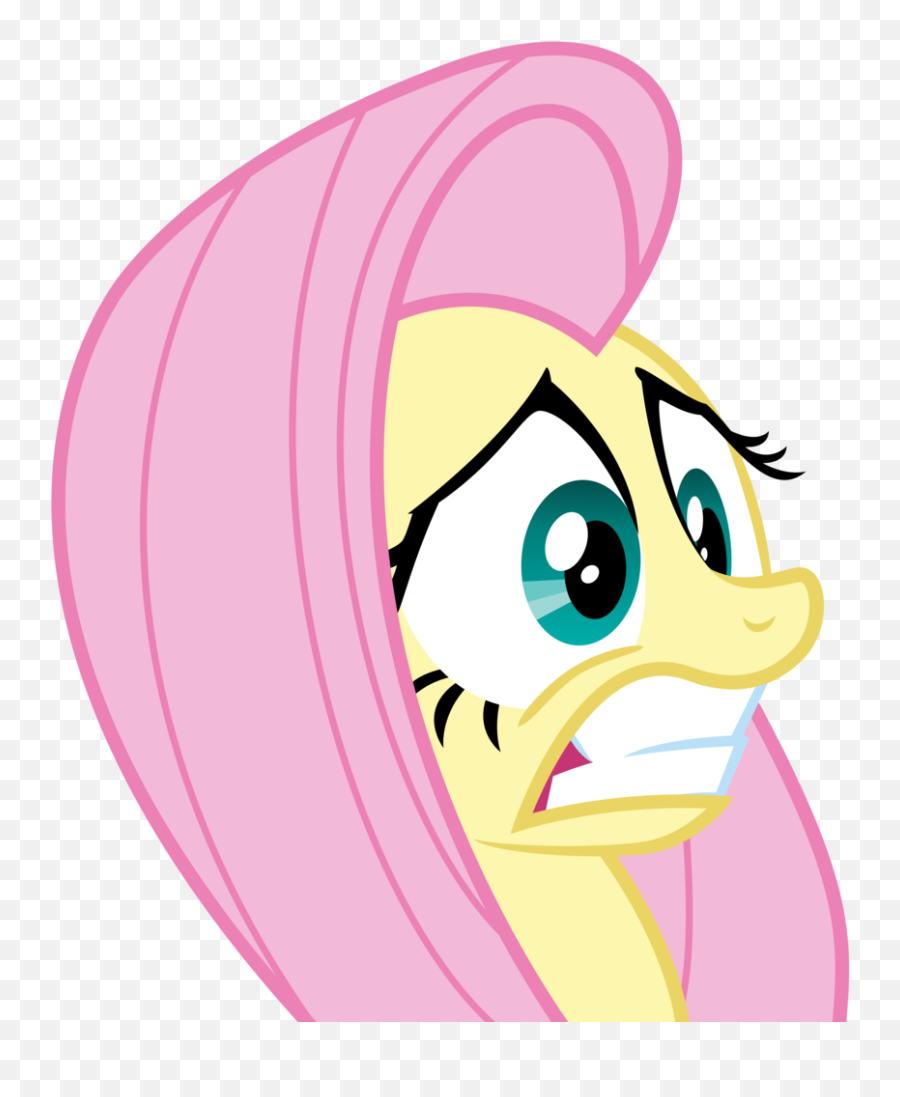 Scare Clip Scary Tooth Picture 2396767 Scare Clip Scary Tooth - Mlp Fluttershy Panic Emoji,Sparke Emoji