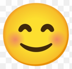 Smiling Face With Smiling Eyes Emoji - Worried Emoji Face,Feliz Emoji