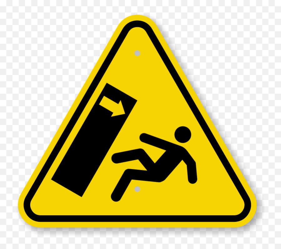 Caution Clipart Hazard Sign Caution Hazard Sign Transparent - Tip Over Hazard Sign Emoji,Warning Sign Emoji