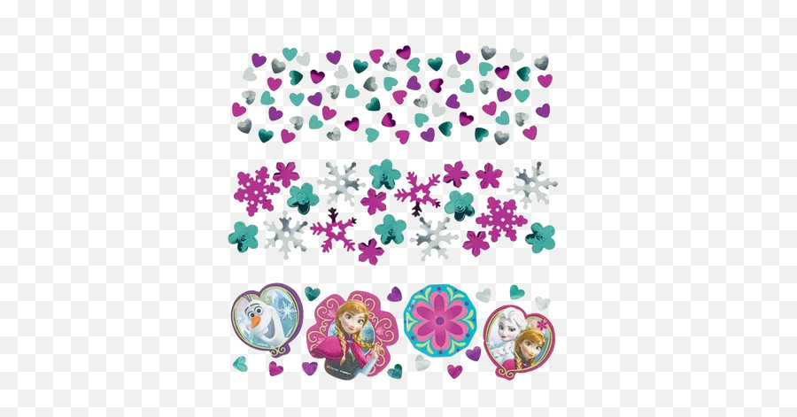 Frozen Confetti Auckland Just Party Supplies Nz - Frozen Confetti Emoji,Confetti Emoji