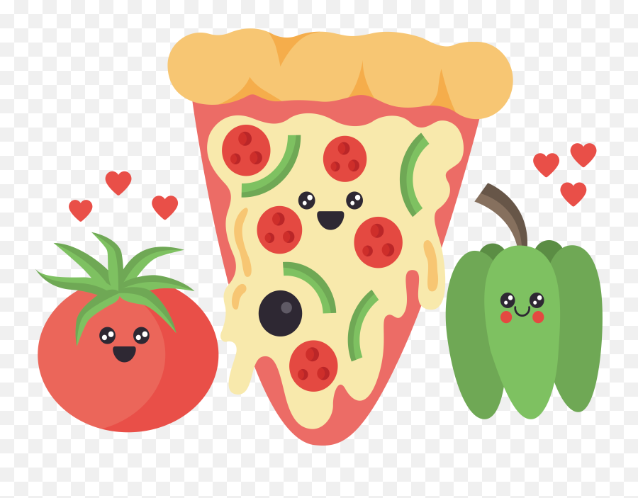 Pizza Nice Slice Ingredient Illustration - Pepper Pizza Pizza Toppings Clipart Cartoon Emoji,Pepper Emoji