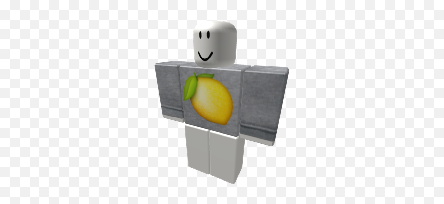 Lemon Emoji Sweater - Grey Sweatshirt Roblox,Lemon Emoji