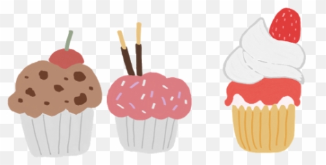 Desain Pamflet Stiker Desain - Baking Cup Emoji,Muffin Emoji