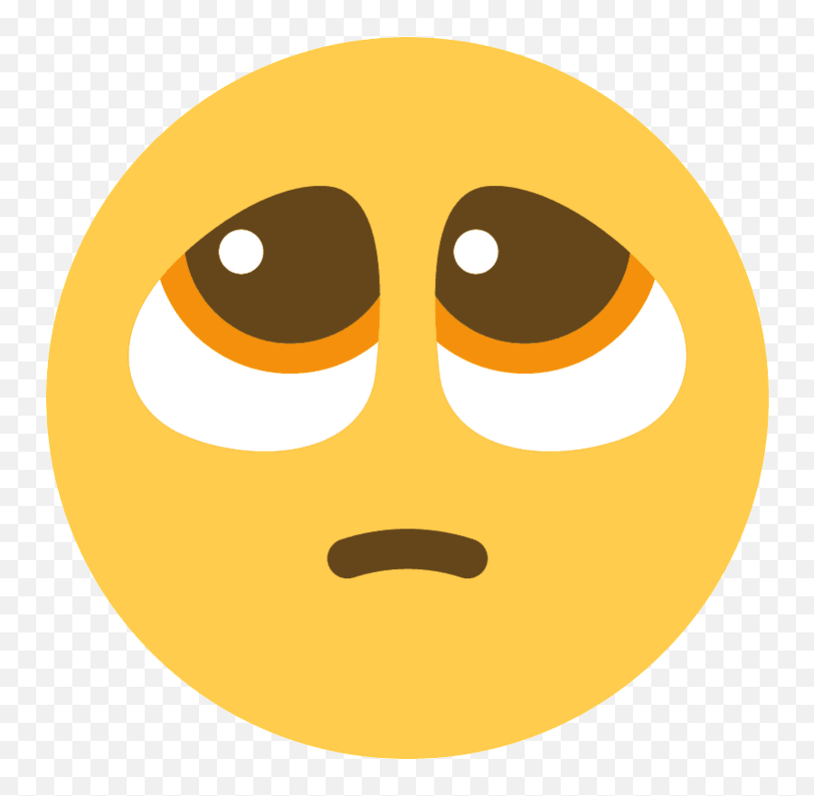 Pleading Face Emoji Clipart - Pleading Face Emoji Discord,Confused Emoji Png