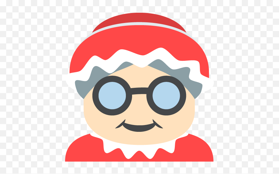 Mother Christmas Light Skin Tone Emoji - Abuela Emoji,Christmas Light Emoji