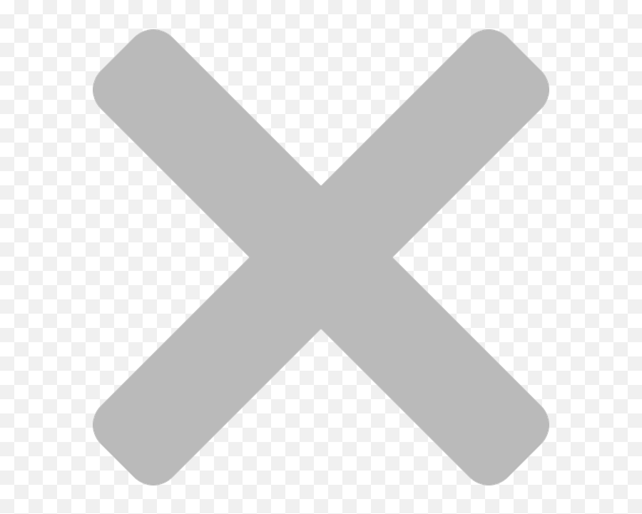 X Cross Close Symbol Icon Button Gui - Close X Hd Png Transparent Close Icon Png Emoji,Cross Mark Emoji