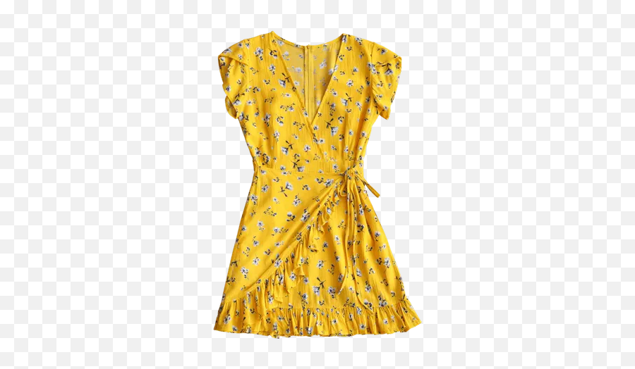 Its Yallow Friday Outfit Shoplook - Womens Yellow Summer Dresses Emoji,Genie Lamp Emoji
