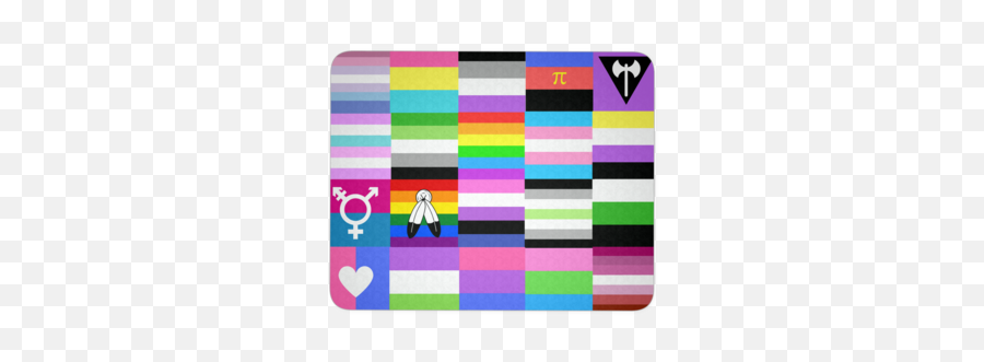 Pin On Lgbtq Pride - Mat Emoji,Asexual Flag Emoji