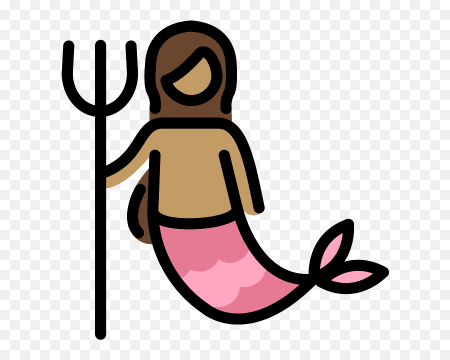 Mermaid Emoji Clipart - Emoji,Stomach Emoji