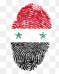 Syria Flag Fingerprint - Challenges To Digital India Emoji