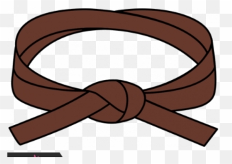 Belt Clipart Brown - Purple Karate Emoji