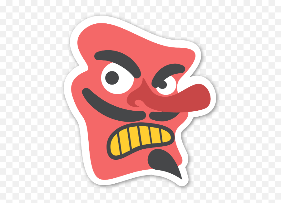 Japanese Goblin Sticker - Emoji Japanese Goblin,Tengu Emoji