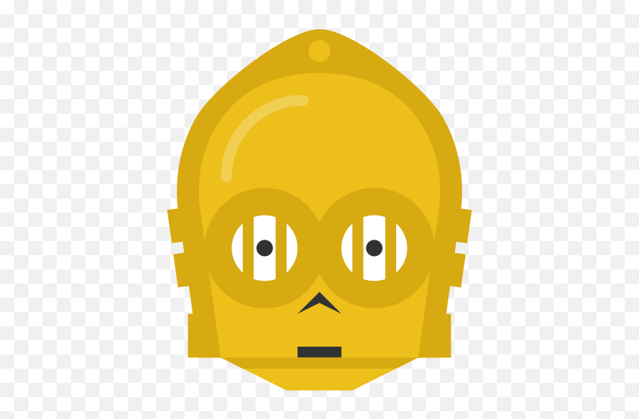 C3p0 Droid Protocol Robot Star Wars - Circle Emoji,Star Wars Emoticons