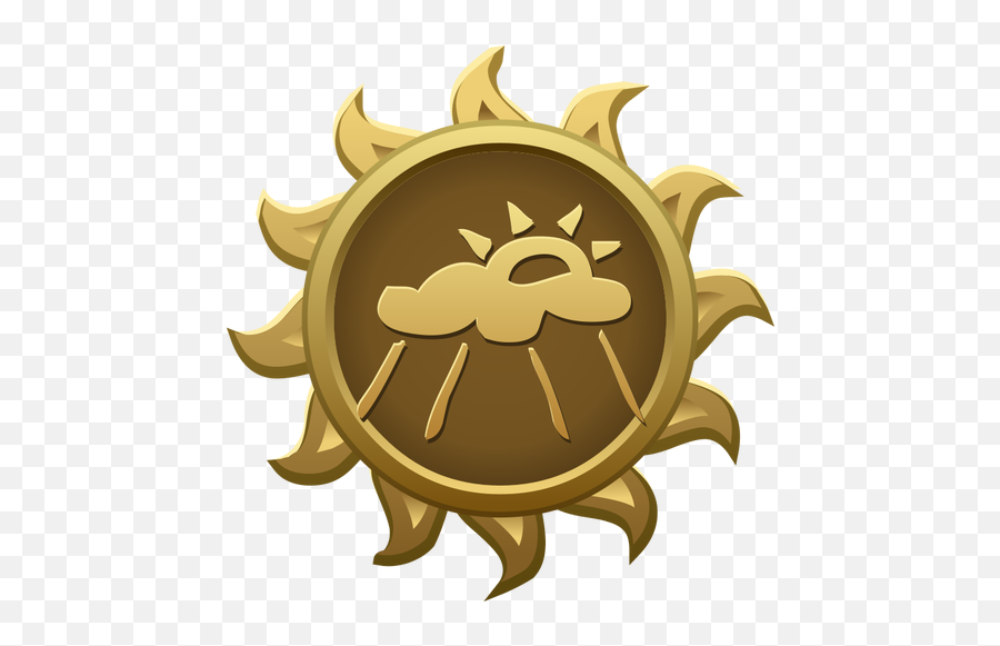Vector Illustration Of Rainy Day Sun - Spriggan Fairy Tail Emblema Emoji,Mexico Emoticon