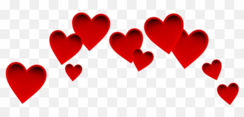 Red Heart Hearts Heartred Redheart - Heart Crown Transparent Background Emoji,Red Heart Emojis