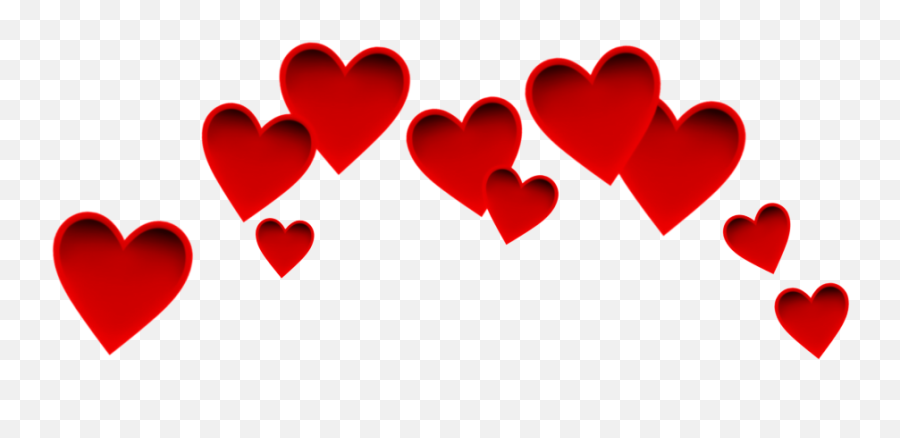 Red Heart Hearts Heartred Redheart - Heart Crown Transparent Background Emoji,Red Heart Emojis