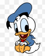 Baby Clipart Donald Duck Pencil And In - Png Emoji
