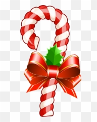 Candy Cane Christmas Clipart - Png Emoji