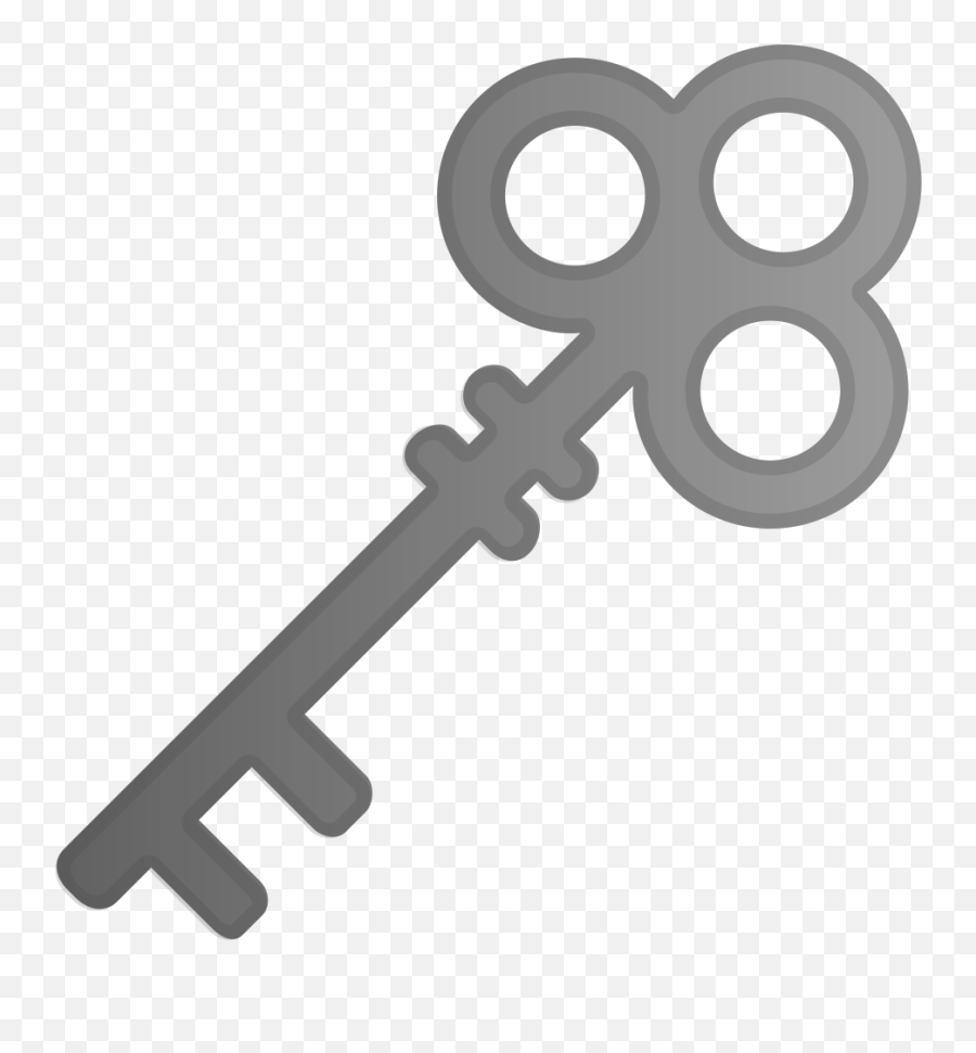 Old Key Icon - Chiave Emoji,Gun To Head Emoji
