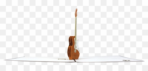 Electric Guitar Pop Up Card - Tololoche Emoji