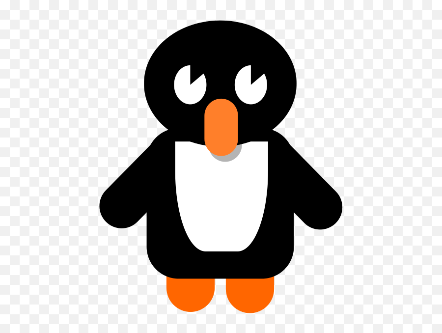 Penguin Icon - Penguin Drawing Stick Figure Emoji,Ms Paint Emoji