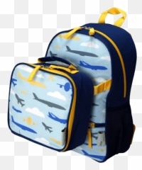 Boy Backpack And Lunch Boxes Set - Backpack Lunch Bag Emoji,Emoji Bookbag